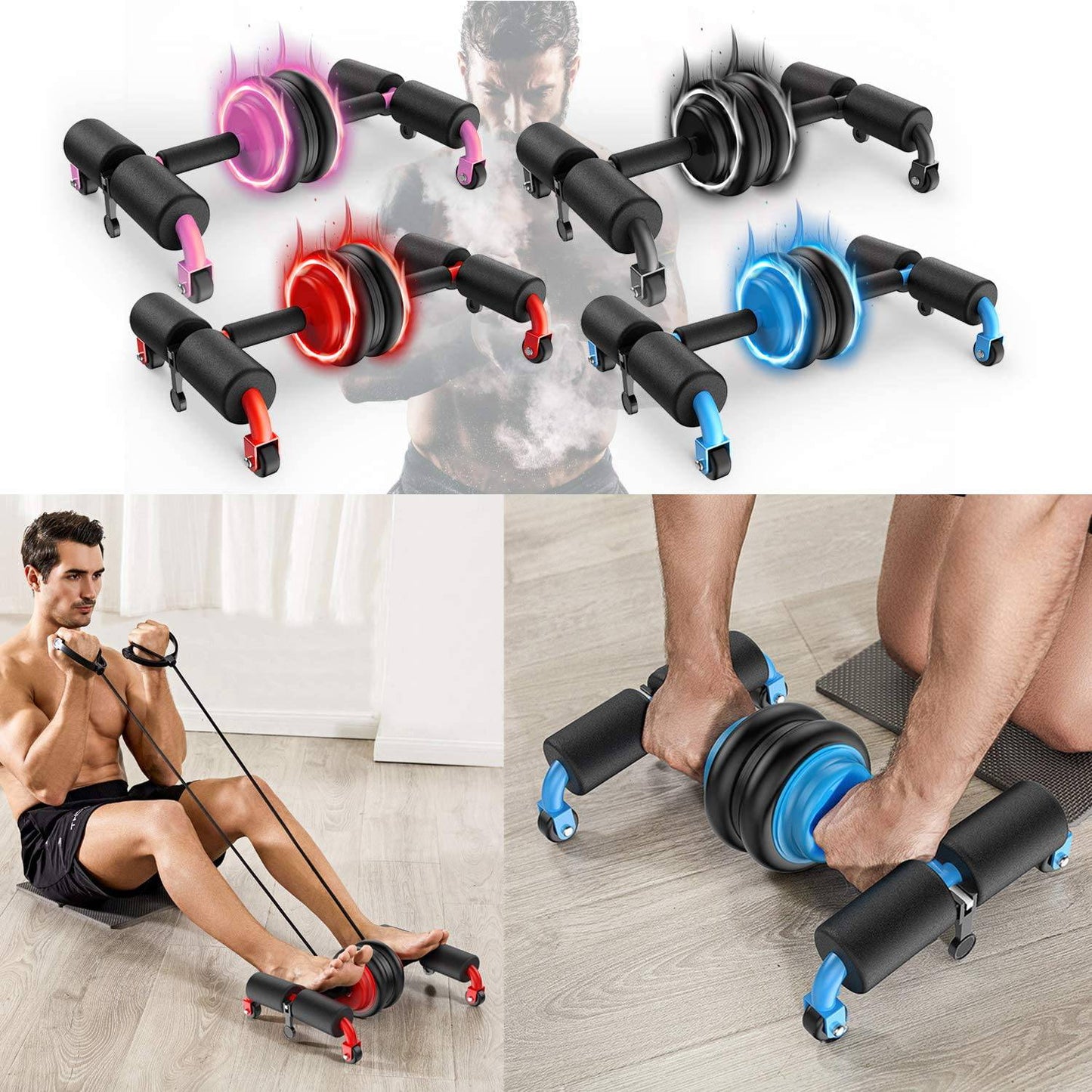 Multifunctional Abdominal Tummy Wheel_2