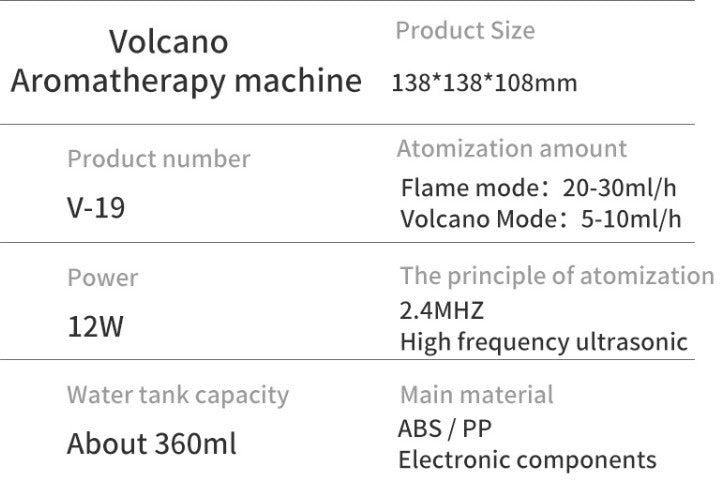 Flame aromatherapy machine remote control Humidifier Full Crack Fire Blue Remote Co_5