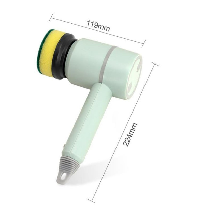 Multifunctional Electric Cleaning Household Brush Automatic Handheld Charging 1200mAh- Pink_4