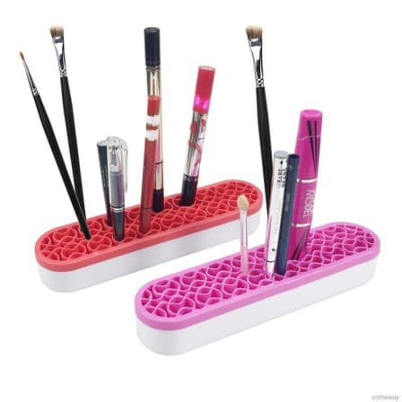 Silicone Makeup Brushes Holder Drying Rack_0